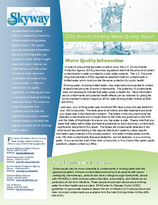2020 Water Quality Report