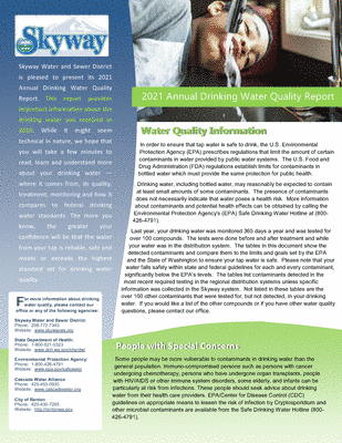 2021 Water Quality Report