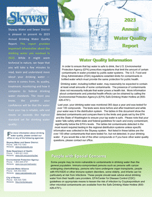 2023 Water Quality Report