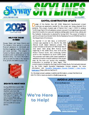 SKYLINES NEWSLETTER - JANUARY 2025