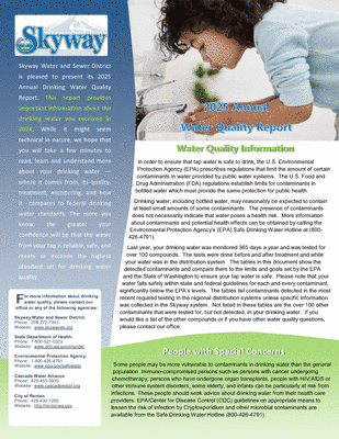 2025 Water Quality Report