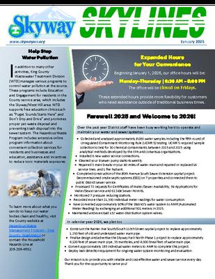 SKYLINES NEWSLETTER - JANUARY 2026