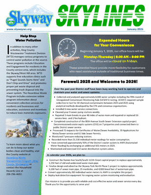 SKYLINES NEWSLETTER - JANUARY 2026