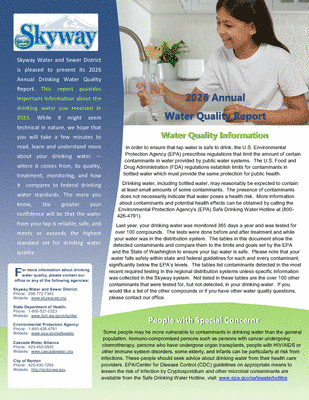 2026 Water Quality Report